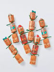 John Lewis Gingerbread People Mini Christmas Crackers, Pack of 6