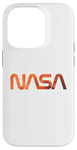 Coque pour iPhone 14 Pro Logo rétro de la NASA Mars Worm Patch Space Exploration Graphic