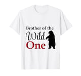 Brother of the Wild One Lumberjack Forest Baby 1st Birthday T-Shirt