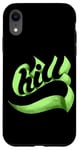 Coque pour iPhone XR Graphique vert froid