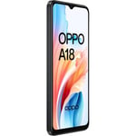 OPPO A18 Mobile Phone [128GB / 4GB RAM Glowing Black]