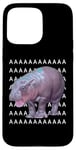 Coque pour iPhone 15 Pro Max Moo Deng Bébé Hippopotame