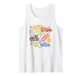 Disney Pixar Cars 2 McQueen Mater Sally Kachow Chest Logo Tank Top