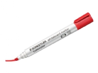 STAEDTLER Lumocolor - Markering - för glas, whiteboard, porslin - röd - 2-5 mm