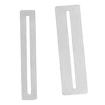 2Pcs Guitar Fretboard Guard Fret Board Protector Metal Instrument Accessory For