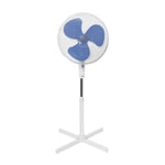 Bestron Ventilateur Sur Pied - Panier 45cm - Blanc - 45w - Debit Dair 58,45m3/min. - Vitesse De Lair 3,13m/sec - Sonore: 56,6 Db Bestron