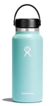 HYDRO FLASK - Water Bottle 946 ml (32 oz) - Vacuum Insulated Stainless Steel Water Bottle with Leak Proof Flex Cap and Powder Coat - BPA-Free - Wide Mouth - Dew