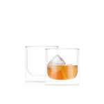 Bodum SKÅL Set de 2 verres à whisky double paroi, 0.28 l