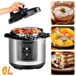 10-in-1 Multi Cooker 6L Pressure Non-Stick Rice Slow Cook Keep Warm Digital