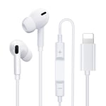 Convient aux écouteurs filaires Apple de troisième génération, casque d'écoute intra-auriculaire à tête plate pour téléphone portable, contrôle par fil Lightning