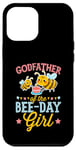 Coque pour iPhone 12 Pro Max Fête d'anniversaire sur le thème du parrain de l'abeille pour fille