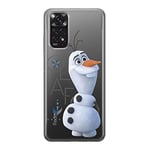 ERT Group Coque de téléphone Portable pour Xiaomi REDMI Note 11S 4G / REDMI Note 11 4G Original et sous Licence Officielle Disney Motif Olaf 004, partiel imprimé