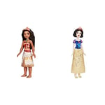 Disney Princesses - Poupee Mannequin Poussière d’Etoiles Vaiana - 26 cm Princesses, Poussière d'étoiles, poupée Blanche-Neige avec Jupe et Accessoires, Jouet pour Enfants, à partir de 3 Ans