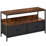 Industrial Style Tv Stand Media Storage Unit Vintage Retro Cabinet Furniture