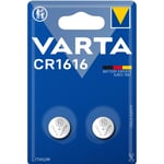 Varta CR1616 3 V: n litiumnappiparisto, 2 kpl