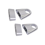 Aqualisa Pair Quartz Exposed Digital Shower Rail Fixing Bracket in Chrome 479501