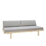 Artek - Day Bed 710 with mattress and back cushions - Gey - Alvar Aalto - Harmaa