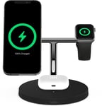 Belkin 3-in-1 Wireless Charger with MagSafe - Black