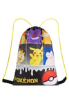 Pokemon Kids Drip Trainer Bag Sports Gym Fitness Swimming Luggage