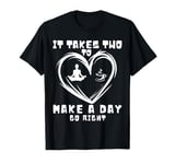 It Takes Two To Make A Day Go Right Funny Coffee And Yoga T-Shirt