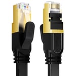 6M Ultra-Flexible, Câble Ethernet Plat CAT 8, Câble Réseau LAN CAT8, RJ45 Câble Internet 40-G (6,0 Mètre)