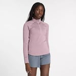 New Balance Heat Grid Half Zip Lilla | Lettvekts Trøye for Løping, Komfortabel Passform