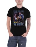 Bros T Shirt When will I be Famous Homage Logo New Official Mens Black M Black