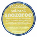 Snazaroo 18ml PALE YELLOW FACE PAINT Fancy Dress Party Stage MakeUp Classic