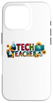 Coque pour iPhone 16 Pro Enseignant technique Enseignement Tech Futurs Étudiants Informatique