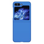 Hauw Coque Galaxy Z Flip 5 5G,Ultra Mince Dur PC Antidérapant Pliant Coque de Téléphone pour Samsung Galaxy Z Flip 5 5G 2023,Bleu