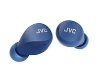 JVC Ecouteurs sans Fil Gumy Mini, Petit, Léger, 3 Modes Sonores, Résistance à l'eau (IPX4), Longue durée d'autonomie (jusqu'à 23 Heures), Bluetooth 5.1, HA-Z66T-A (Bleu) HA-Z66T-A-E