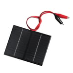 1 Pcs 12V 1.5W Solar Panel Solar Panel with Clip for Small  Appliances P4K82452