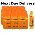 Lucozade Boost Energy Drink Orange 380 ml Pack Of 24 / Next Day Delivery