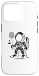 Coque pour iPhone 16 Pro Volant de raquette I Am Not Short I Am A Badminton Player