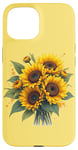 iPhone 15 Yellow Sunflowers Cute summer flowers Floral Positivity Case