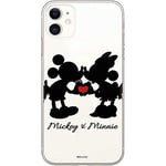 ERT GROUP Coque de téléphone Portable pour Apple Iphone 11 Original et sous Licence Officielle Disney Motif Mickey & Minnie 003 Parfaitement adapté à la Forme du téléphone Portable, partiel imprimé