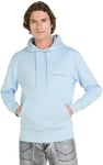 Calvin Klein Jeans INSTITUTIONAL Hoodie J30J324620 Sweat à Capuche, Bleu (Keepsake Blue), L Homme