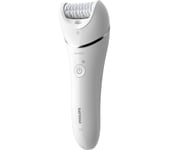 PHILIPS BRE710/01 Series 8000 Wet & Dry Epilator - White, White