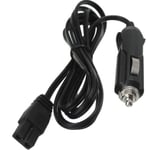 12V DC 2M Car Charger Extension Cable, Mini Fridge Cigarette Power Lead Cable Plug, for Cooler Cool Box and Portable Equipment Premium Power Supply Lead