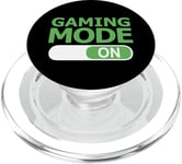 Gaming Mode On Funny Gamer Video Game Console Gaming Pc PopSockets PopGrip for MagSafe