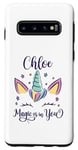 Galaxy S10 First Name Chloe Personalized I Love Chloe Case