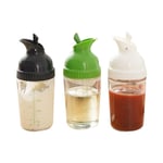 Salad Dressing Shaker Container Homemade Salad Dressing Bottle Mixer7382