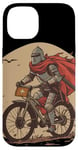 iPhone 14 Funny Girl's bike with medieval Knight for Boys and Girls Case