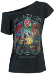 Beauty and the Beast Rose T-Shirt black