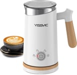 YISSVIC Milk Frother Electric Milk Steamer Automatic Hot or Cold Milk Foam Maker