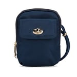 Travelon Women's Travelon Anti-theft Tailored Crossbody Phone Pouch Cross Body Bag, Sapphire, One Size UK