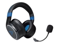 Steelplay Metaltech - Micro-casque - circum-aural - 2,4 GHz - sans fil, filaire - jack 3,5mm - cobalt