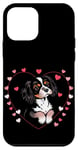 Coque pour iPhone 12 mini Chiot mignon de la Saint-Valentin