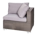 Havesofa Marlene modulær Lys brun Rattan 86 x 86 x 66 cm