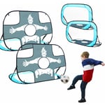 Littletom - Set de 2 : Cage de Foot Enfant Exterieur 125x80 But de Foot avec Bache Precision - schwarz